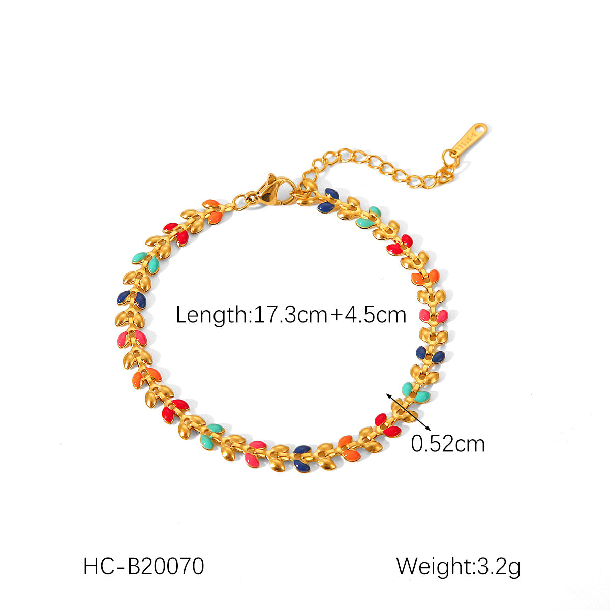 Women's Stainless Steel Leaf Drop Necklace, Niche Necklace, Fashionable and Versatile Titanium Steel Olive Leaf Bracelet