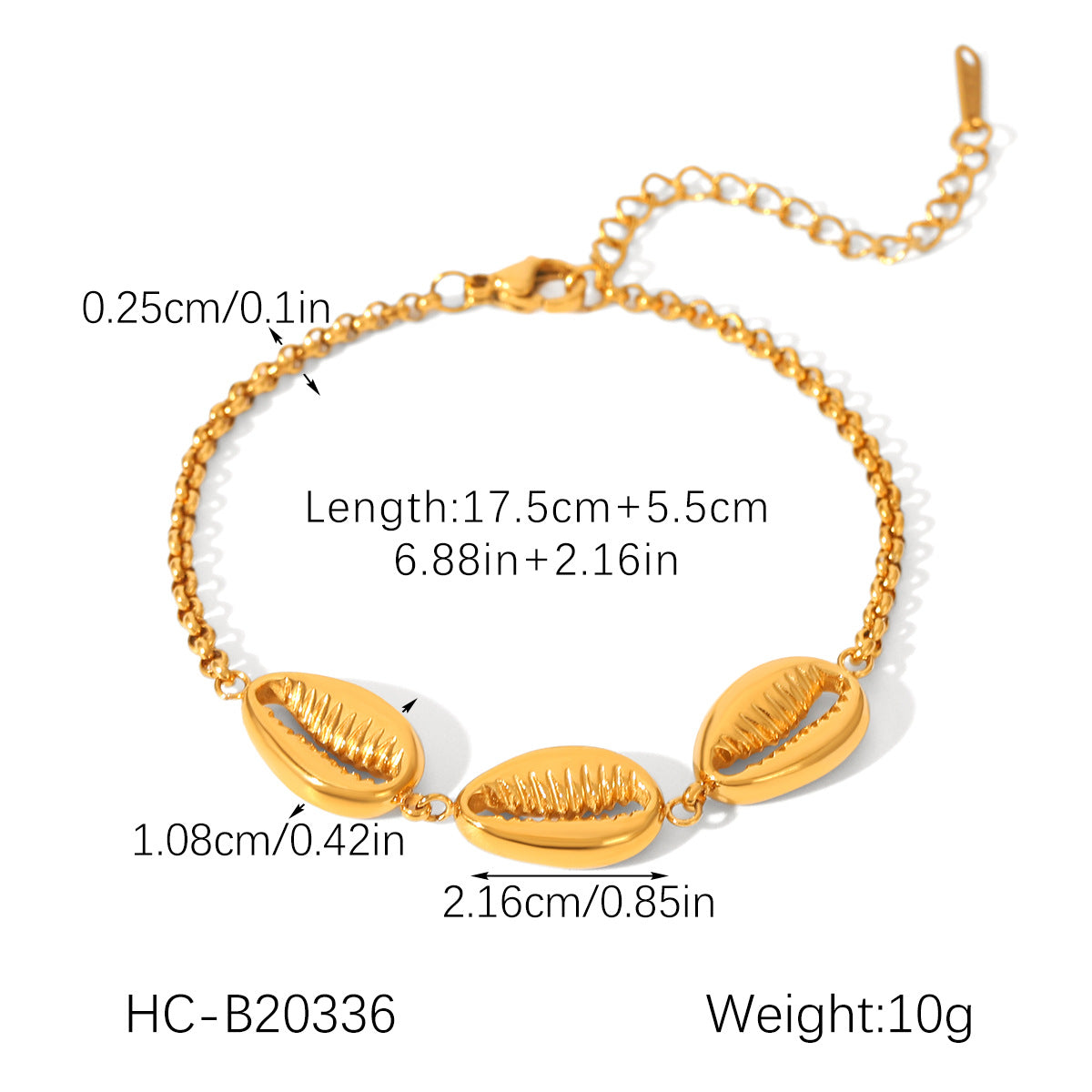 Stainless Steel Shell Necklace for Women, Non-fading Necklace, Light Luxury, Versatile Titanium Steel Bracelet, Niche High-end Jewelry