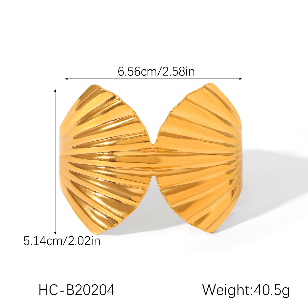 INS-style Stainless Steel Bracelet, 18K Gold-plated Open Bracelet, Non-fading Titanium Steel Bracelet for Women, High-end Hand Jewelry