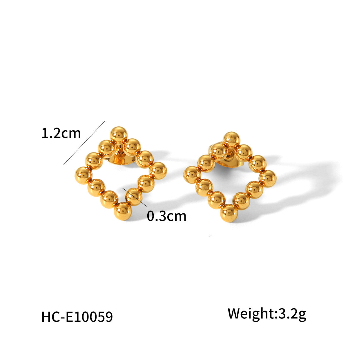 Titanium Steel Earrings, Women's High-end Fashionable and Versatile Trendy Earrings That Won't Fade