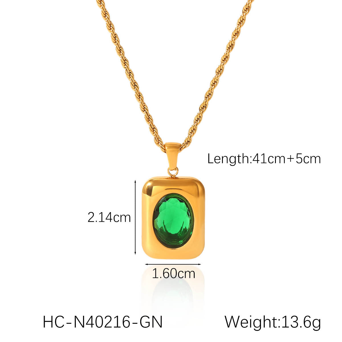 Geometric Heart-shaped Pendant Stainless Steel Diamond-encrusted Necklace Heart Pendant Cuban Chain Necklace