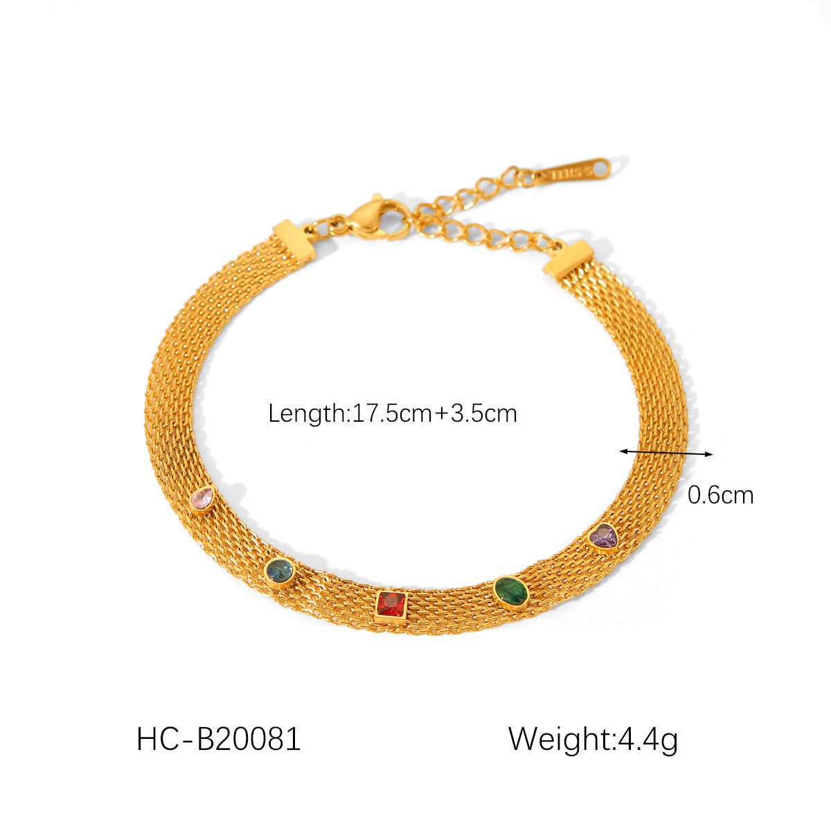 Stainless Steel Bracelet, Fried Dough Twists Chain, Blade Chain, Figaro Chain, Snake Bone Chain, Cross-border Titanium Steel Jewelry