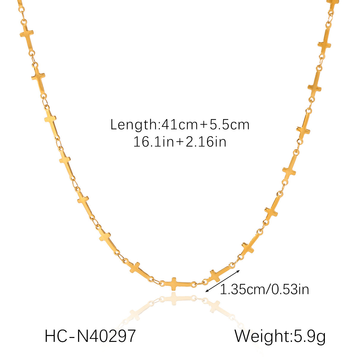 Handmade Stainless Steel Necklace with A Non-fading Five-pointed Star Pendant, Gold Bean-shaped Clavicle Chain, and Titanium Steel Necklace