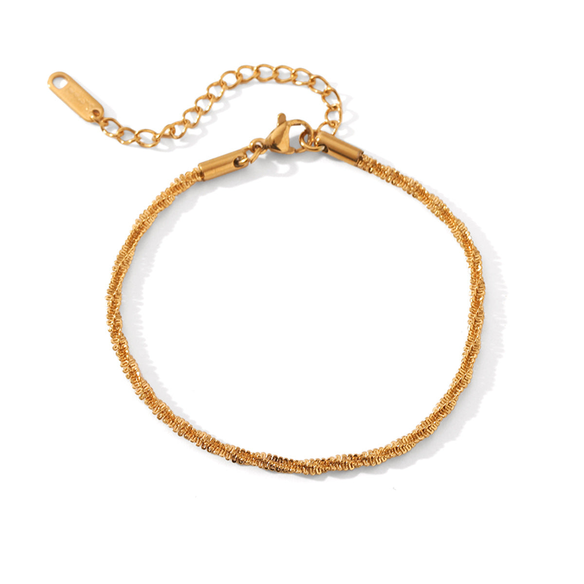 Stainless Steel Bracelet, Fried Dough Twists Chain, Blade Chain, Figaro Chain, Snake Bone Chain, Cross-border Titanium Steel Jewelry