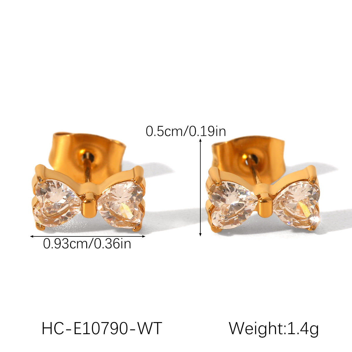Stainless Steel Earrings with Pearl Studs and Zircon Pendants, Exuding A High-end and Elegant Aura, with No Fading, and Made of Titanium Steel Jewelry