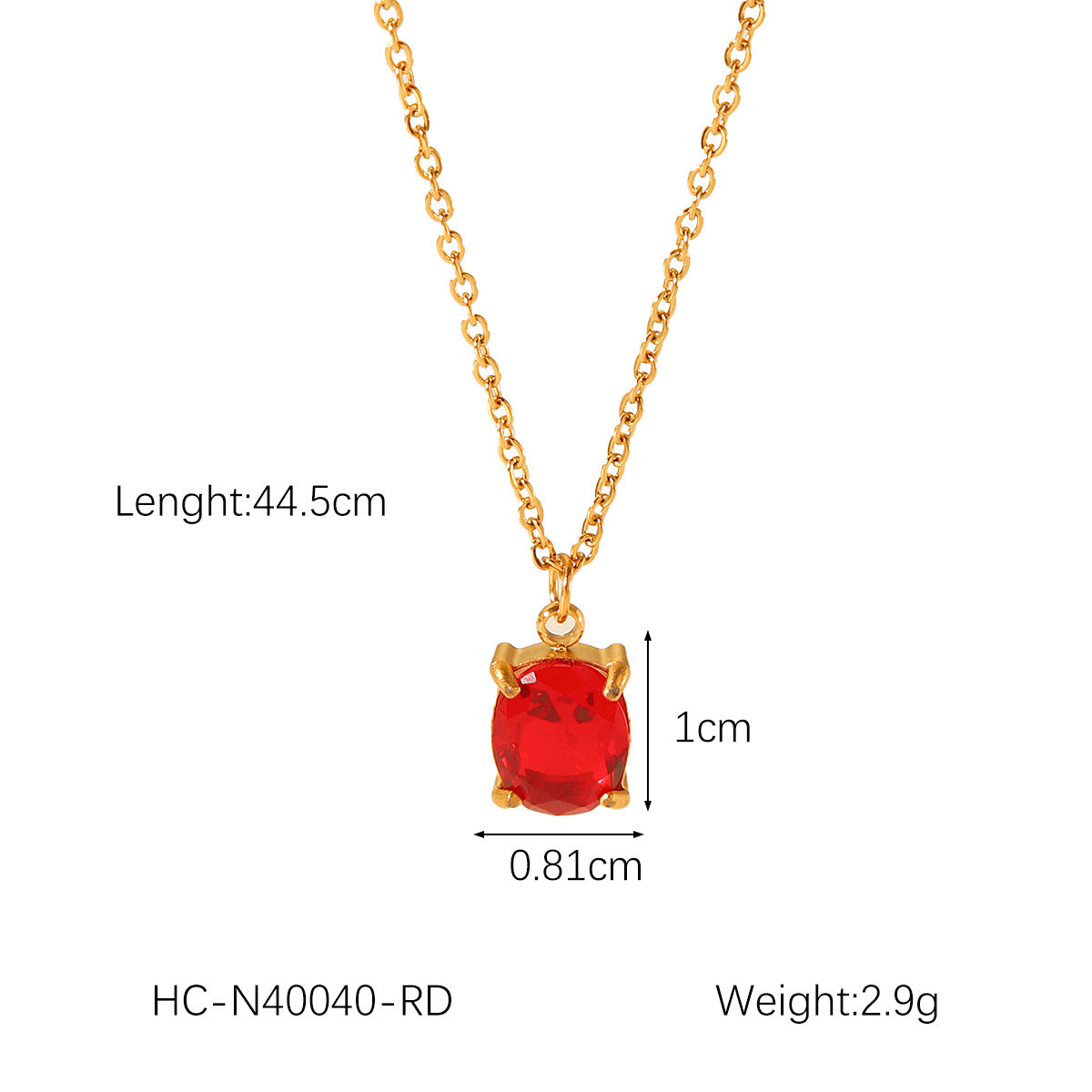 Stainless Steel Necklace for Women, Fashionable and Versatile, Titanium Steel with Zircon Inlay, Non-fading Necklace, Neck Adornment