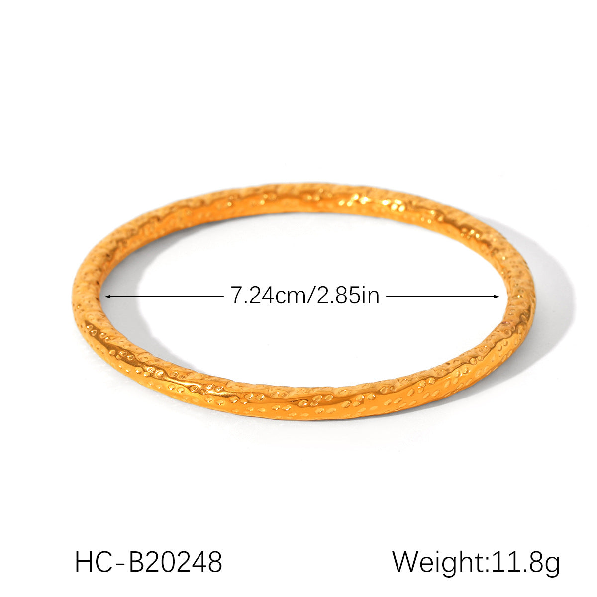 INS-style Stainless Steel Bracelet, 18K Gold-plated Open Bracelet, Non-fading Titanium Steel Bracelet for Women, High-end Hand Jewelry