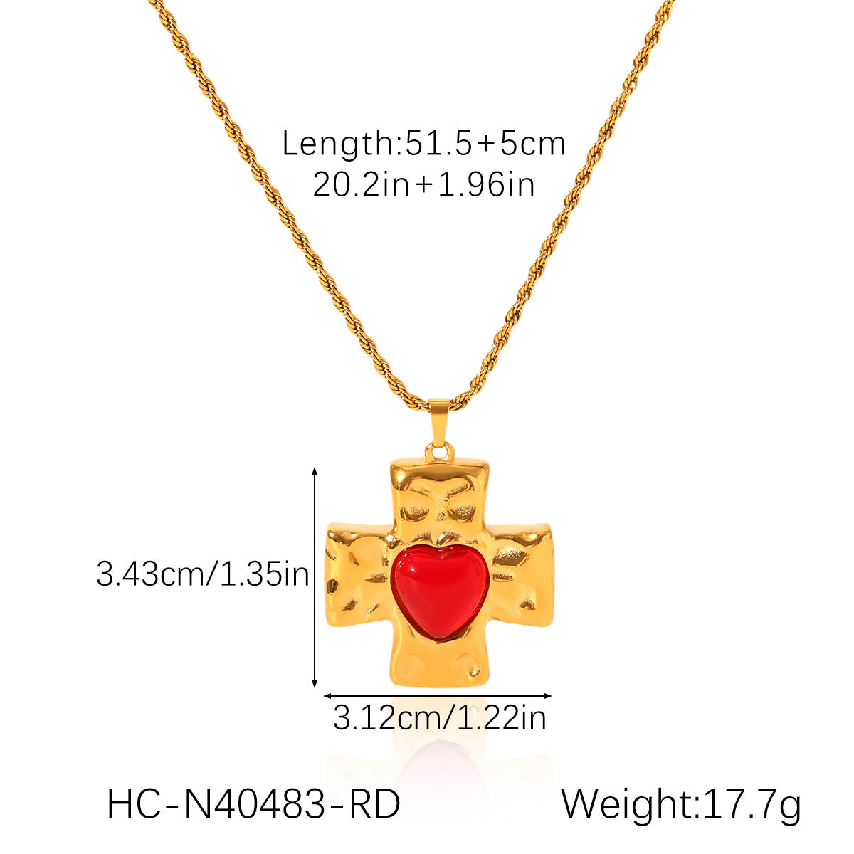 18K Gold Stainless Steel Box Chain Cross Diamond Pendant Necklace Does Not Fade, Elegant Titanium Steel Clavicle Chain