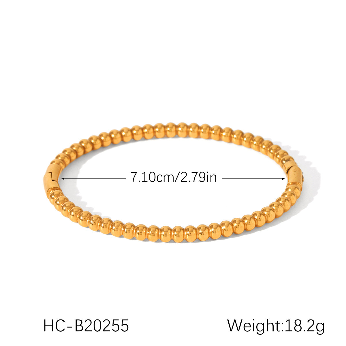 INS-style Stainless Steel Bracelet, 18K Gold-plated Open Bracelet, Non-fading Titanium Steel Bracelet for Women, High-end Hand Jewelry