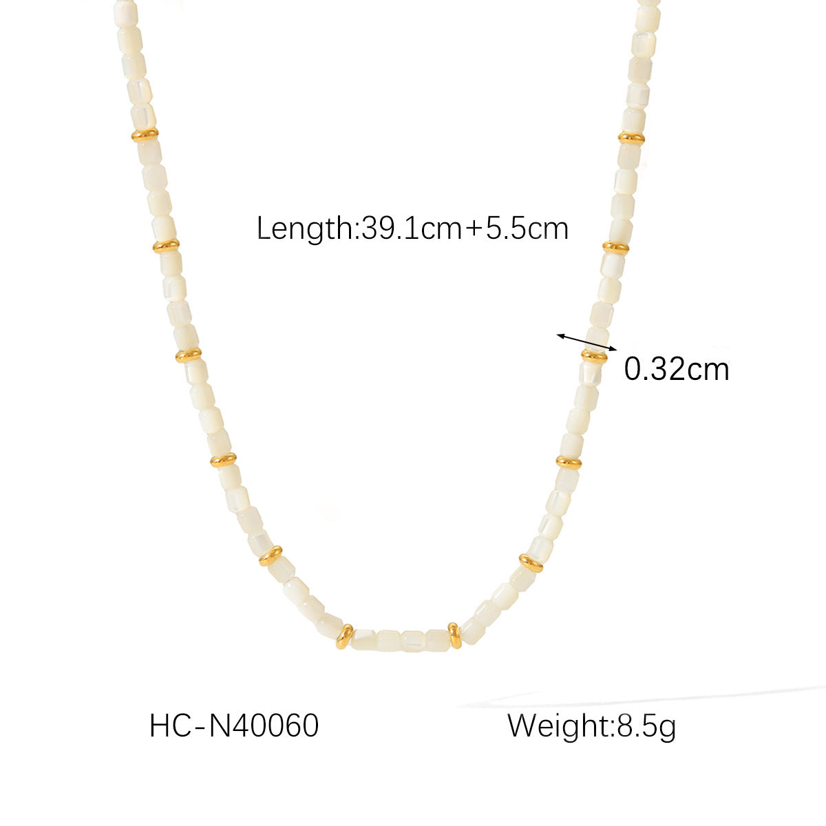 New Natural Stone Bead Titanium Steel Necklace, 18K Gold-plated Stainless Steel Sun Star Pendant Necklace for Women