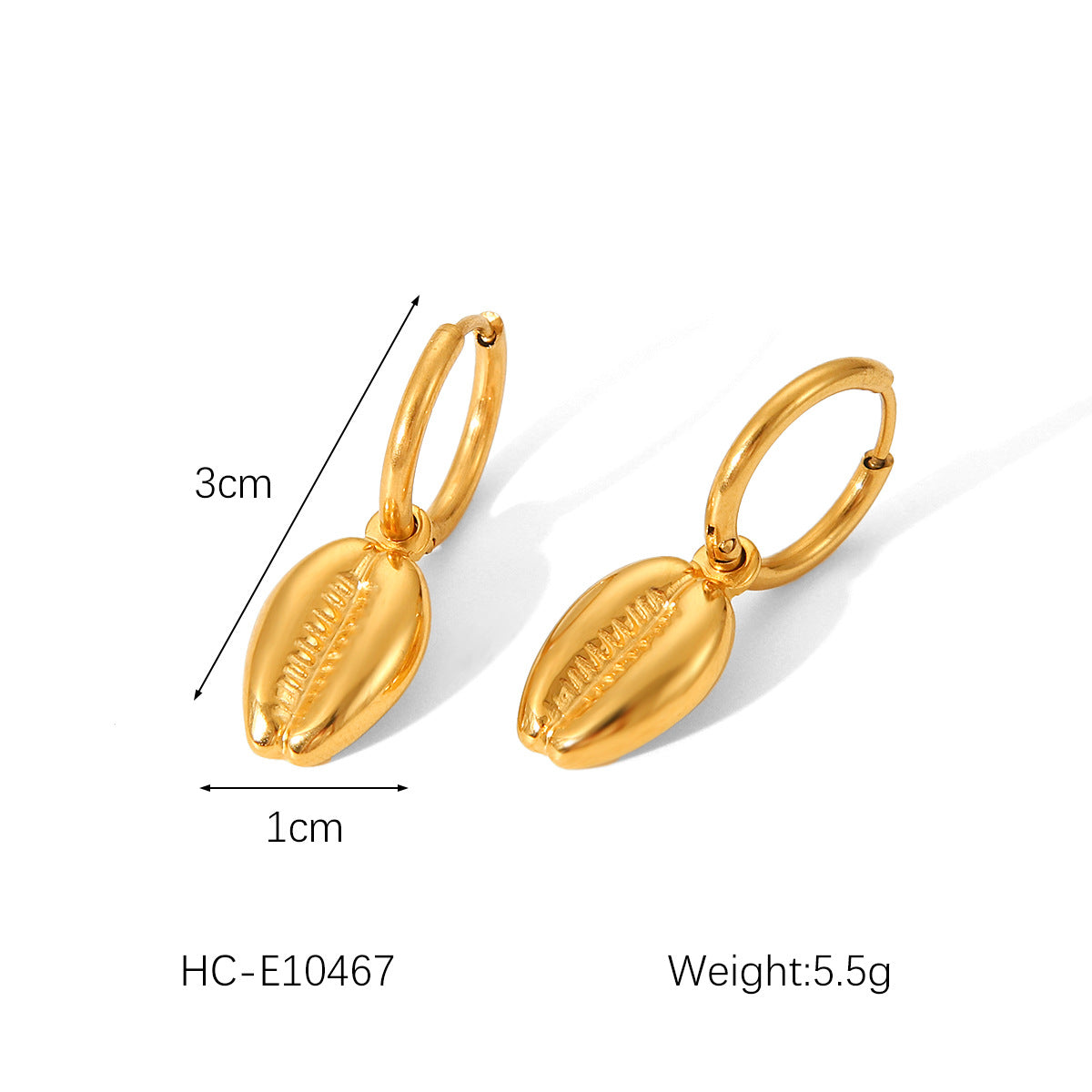 Stainless Steel Shell Pendant Necklace, Color Blocked Starfish Shell Bracelet, Women's Ocean Element Titanium Steel Ring