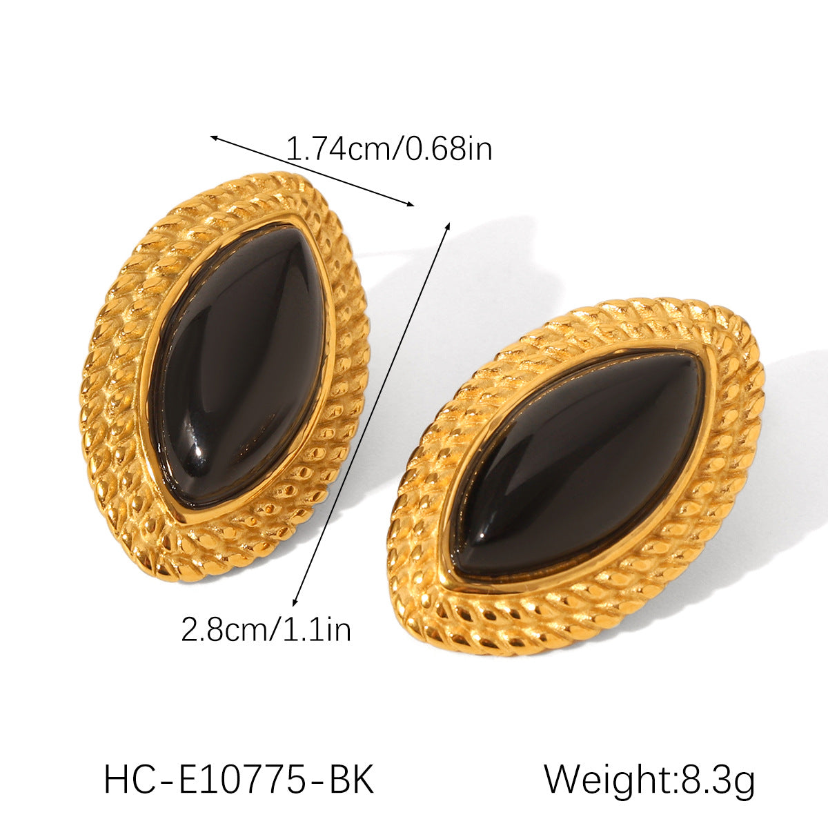 Stainless Steel 18K Gold-plated Earrings with Fried Dough Twists Pattern, Flower Design, and Pearl Accents for Women, Non-fading Titanium Steel Earrings