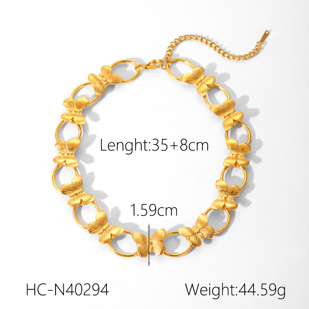 Fashionable Vintage Butterfly Jewelry, Including Vintage Earrings, Rings, Necklaces, Bracelets, Niche Light Luxury Titanium Steel Accessories