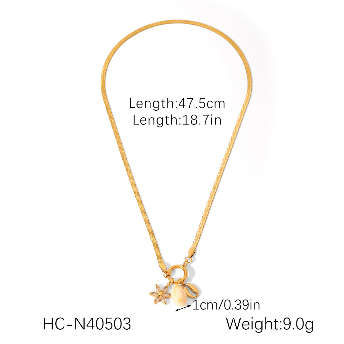 Stainless Steel Blade Chain Spring Buckle DIY Jewelry Accessory Pendant Necklace Niche Design Titanium Steel Collar Chain
