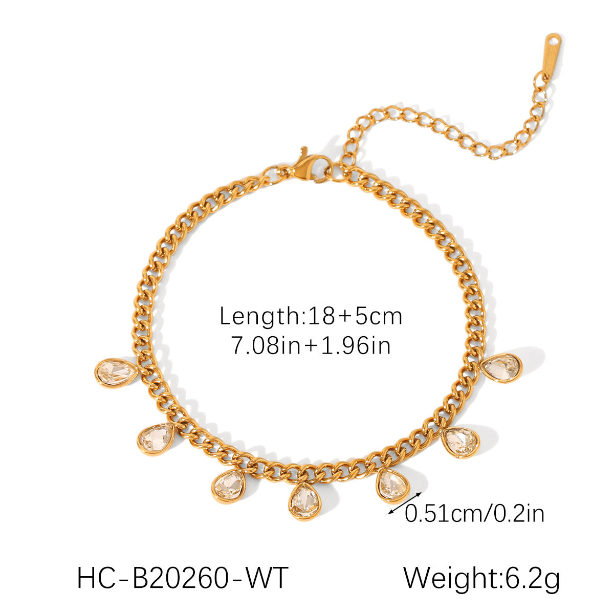 Women Stainless Steel Fringed Bracelet, Round Zircon Bracelet for Women, Light Luxury, High-end Feel, Non-fading, Titanium Steel Jewelry