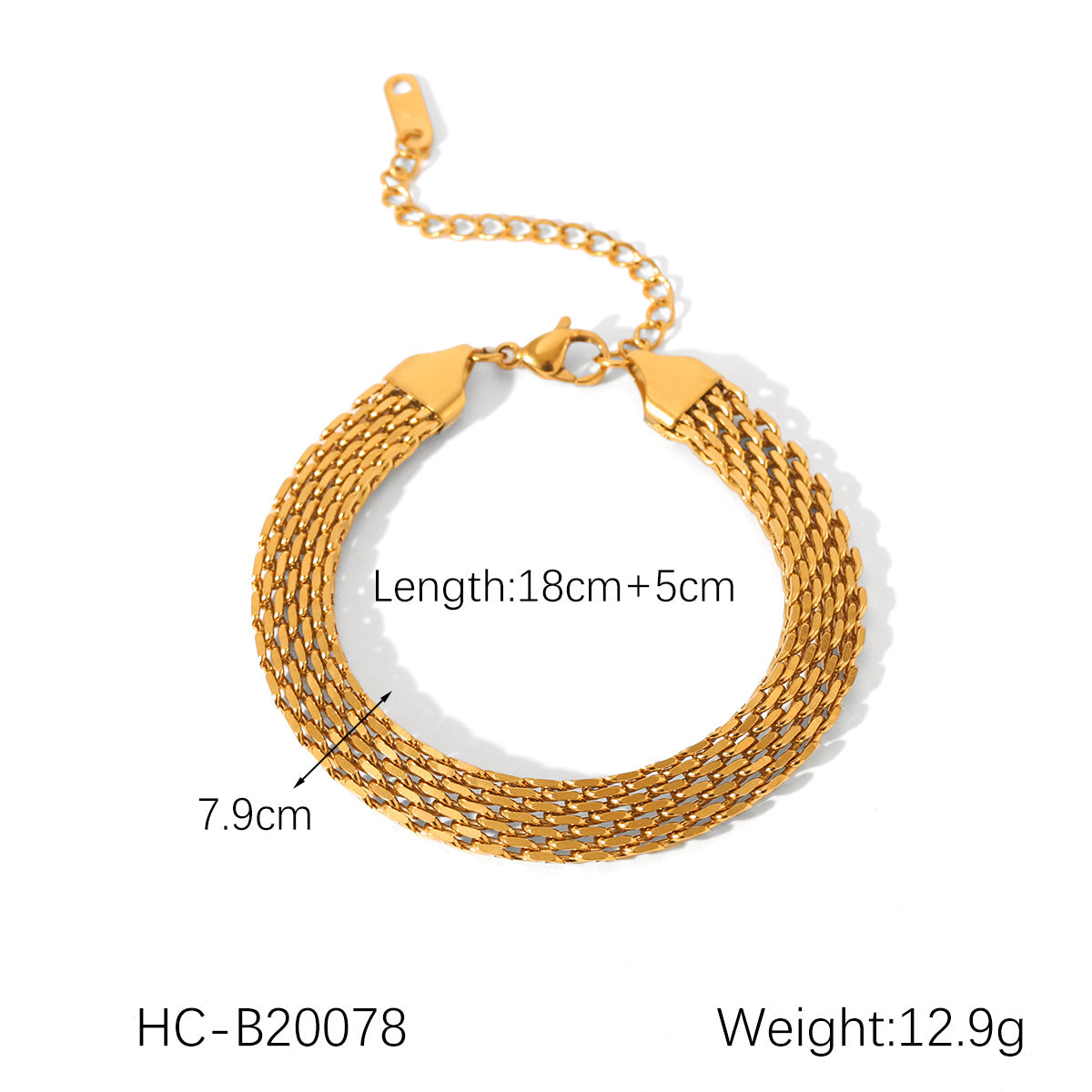 Stainless Steel Bracelet, Fried Dough Twists Chain, Blade Chain, Figaro Chain, Snake Bone Chain, Cross-border Titanium Steel Jewelry