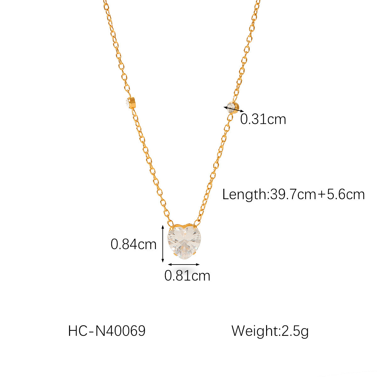 New Natural Stone Bead Titanium Steel Necklace, 18K Gold-plated Stainless Steel Sun Star Pendant Necklace for Women