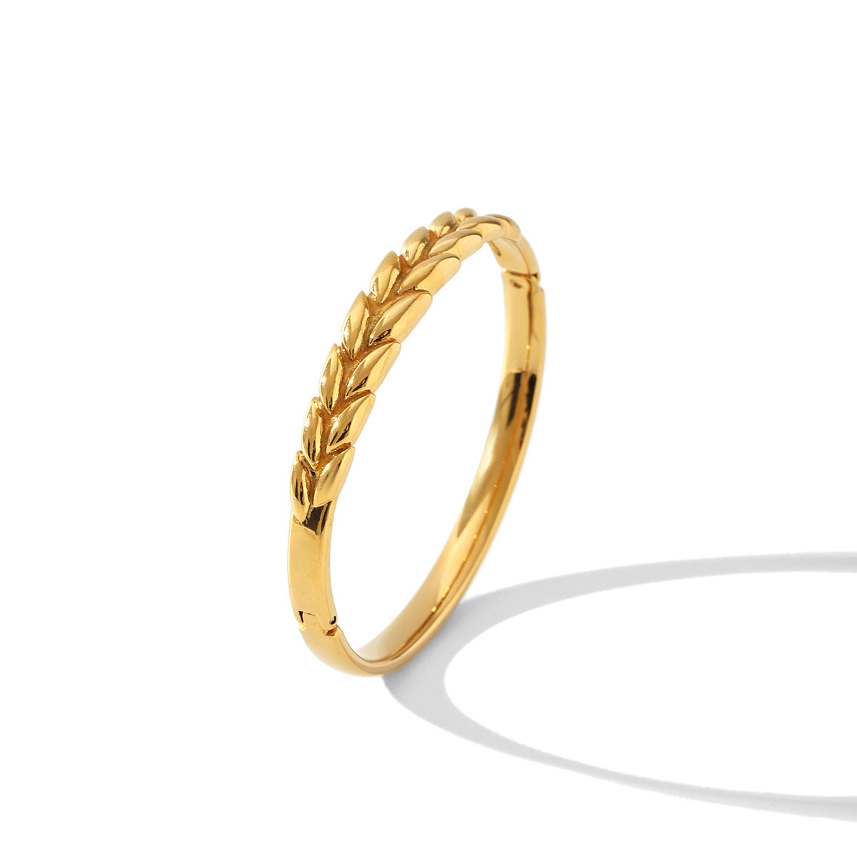 Stainless Steel Wheat-ear Bracelet, Light Luxury and High-end Feel, Women's Titanium Steel Bracelet, Non-fading Jewelry