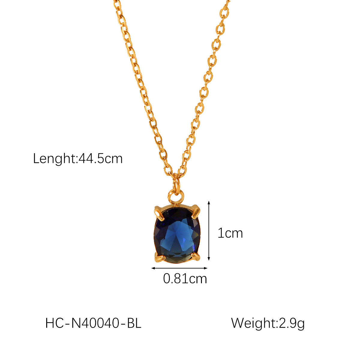 Stainless Steel Necklace for Women, Fashionable and Versatile, Titanium Steel with Zircon Inlay, Non-fading Necklace, Neck Adornment