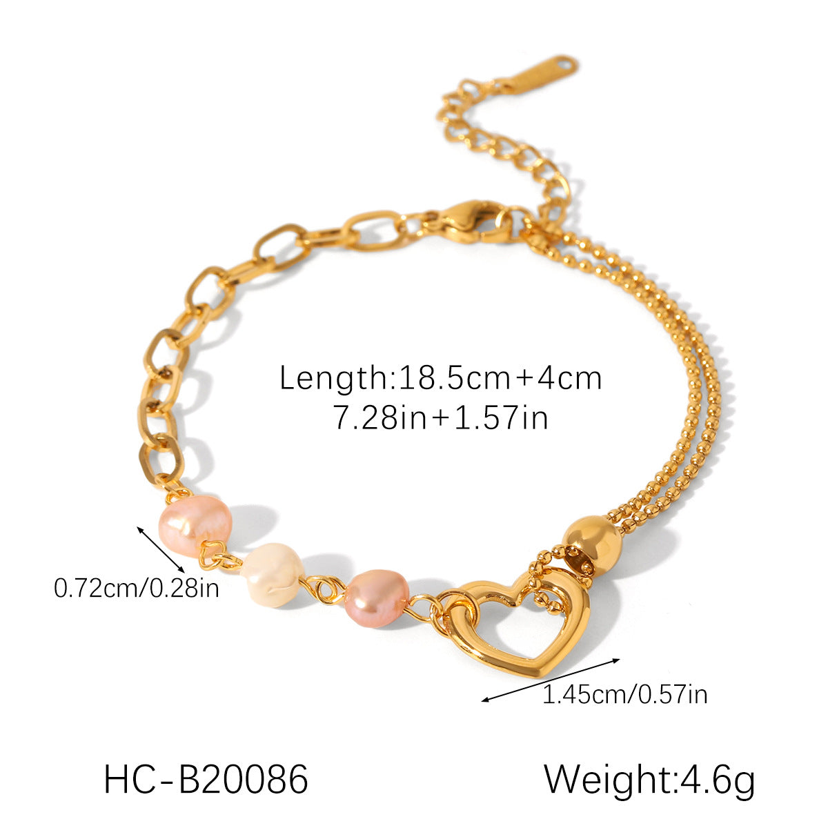 Bohemian-style Stainless Steel Bracelet with Oil-dripped Colored Zircon Hand Jewelry for Women, Non-fading Jewelry