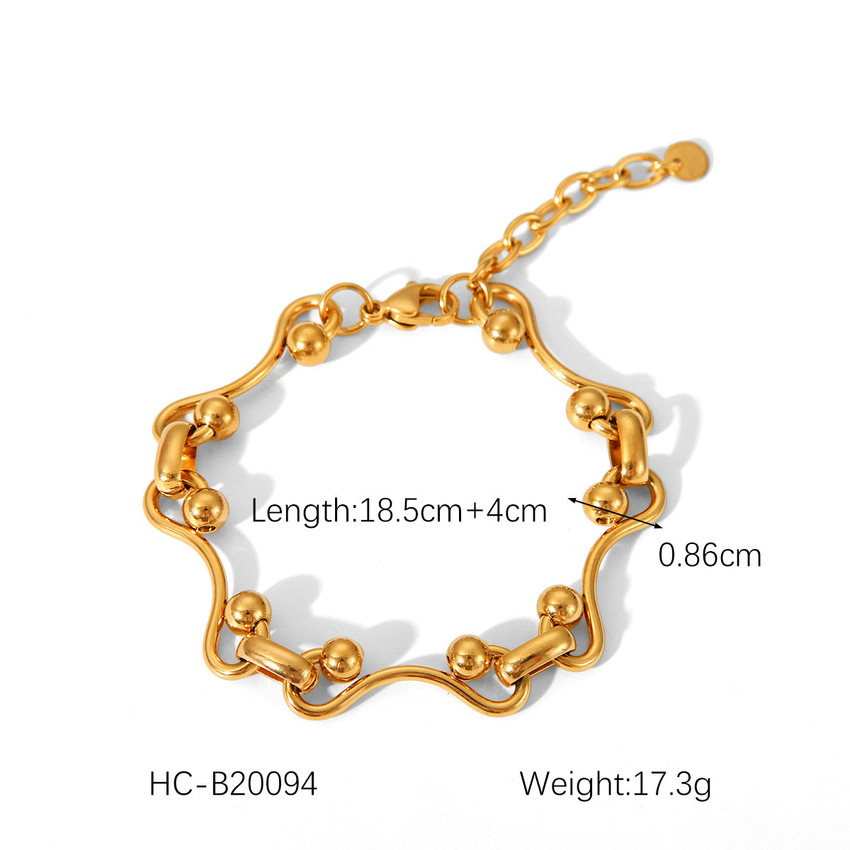 Stainless Steel Bracelet, Fried Dough Twists Chain, Blade Chain, Figaro Chain, Snake Bone Chain, Cross-border Titanium Steel Jewelry