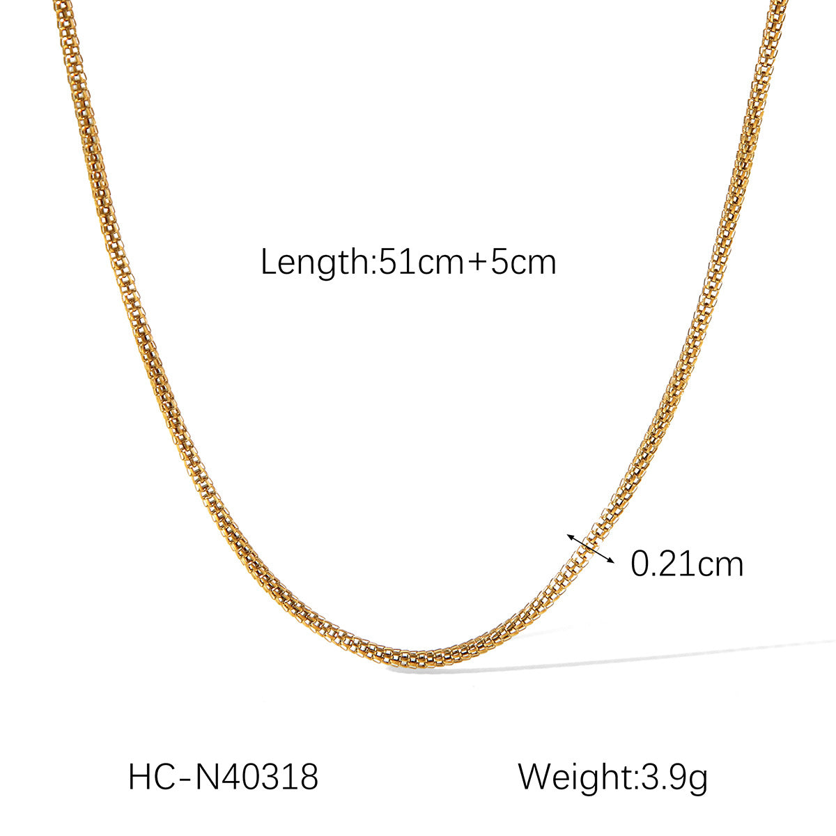 Fashionable light luxury stainless steel beaded necklace pearl necklace female ins style versatile clavicle chain