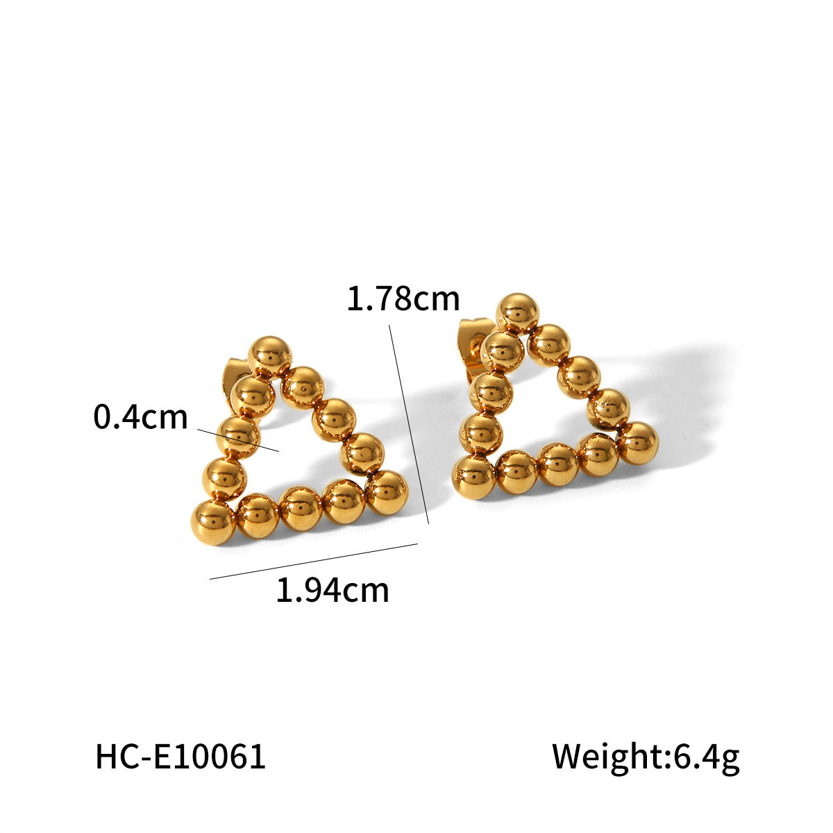 Titanium Steel Earrings, Women's High-end Fashionable and Versatile Trendy Earrings That Won't Fade