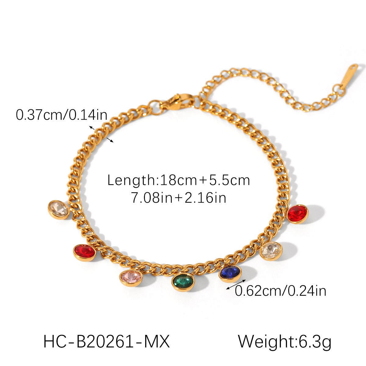 Women Stainless Steel Fringed Bracelet, Round Zircon Bracelet for Women, Light Luxury, High-end Feel, Non-fading, Titanium Steel Jewelry
