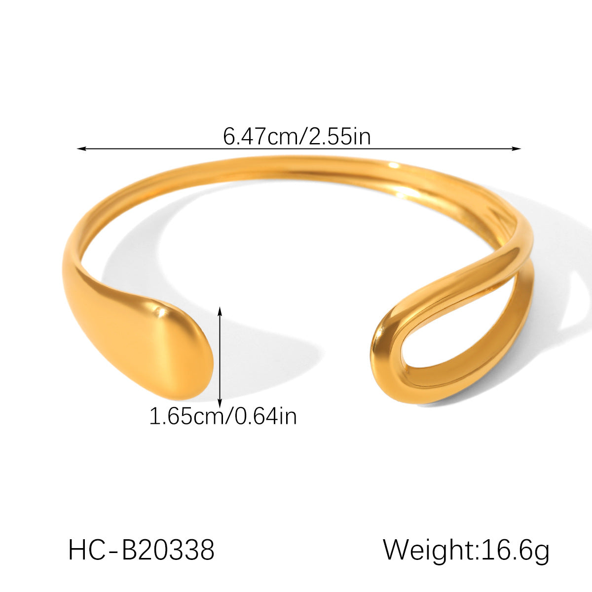 18k Gold Jewelry Stainless Steel Line Cross Opening Bracelet Simple and Easy To Match Titanium Steel Bracelet