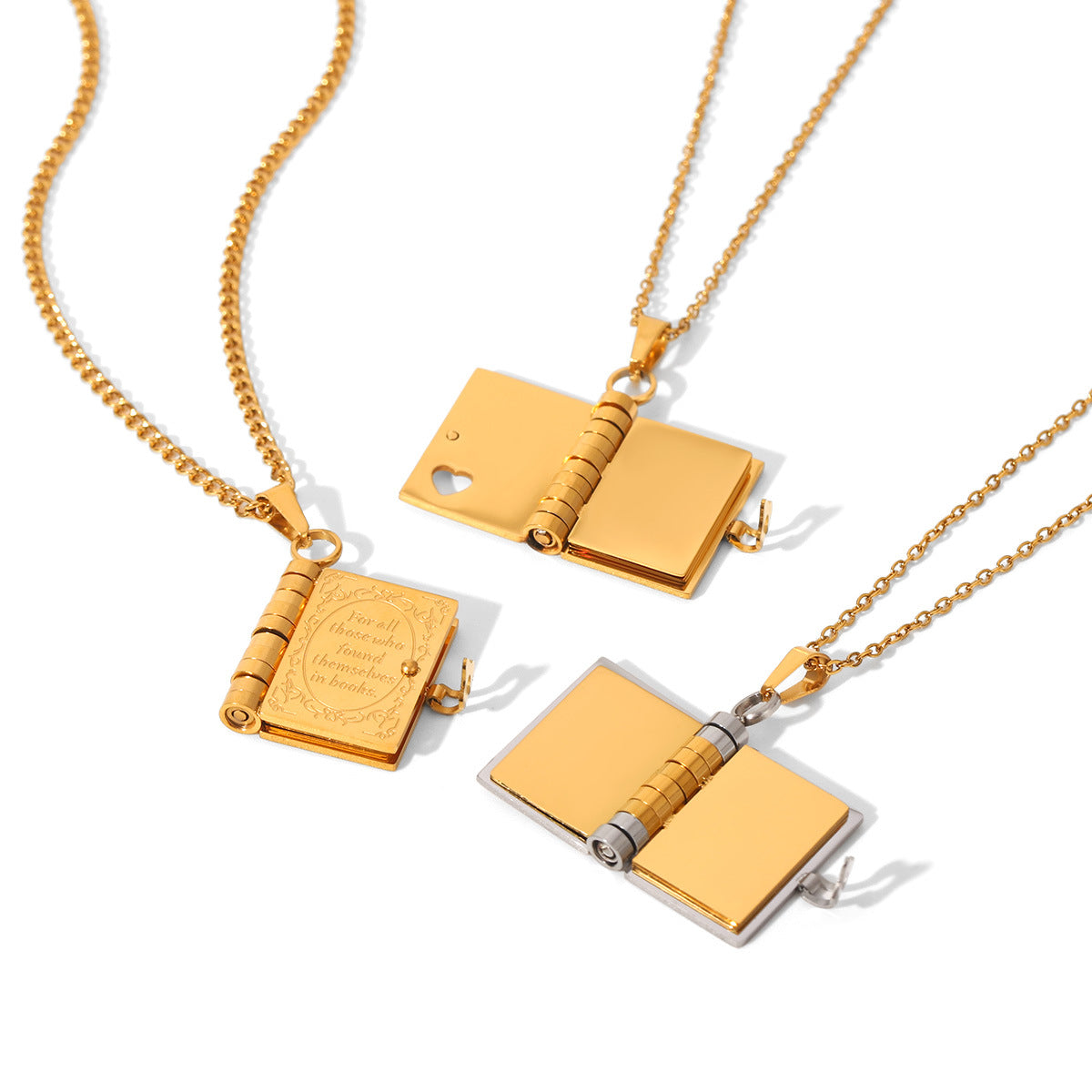 Titanium Steel Necklace with Detachable Pendant Love Letter Necklace Couple's Necklace Stainless Steel Clavicle Chain Lover Necklace