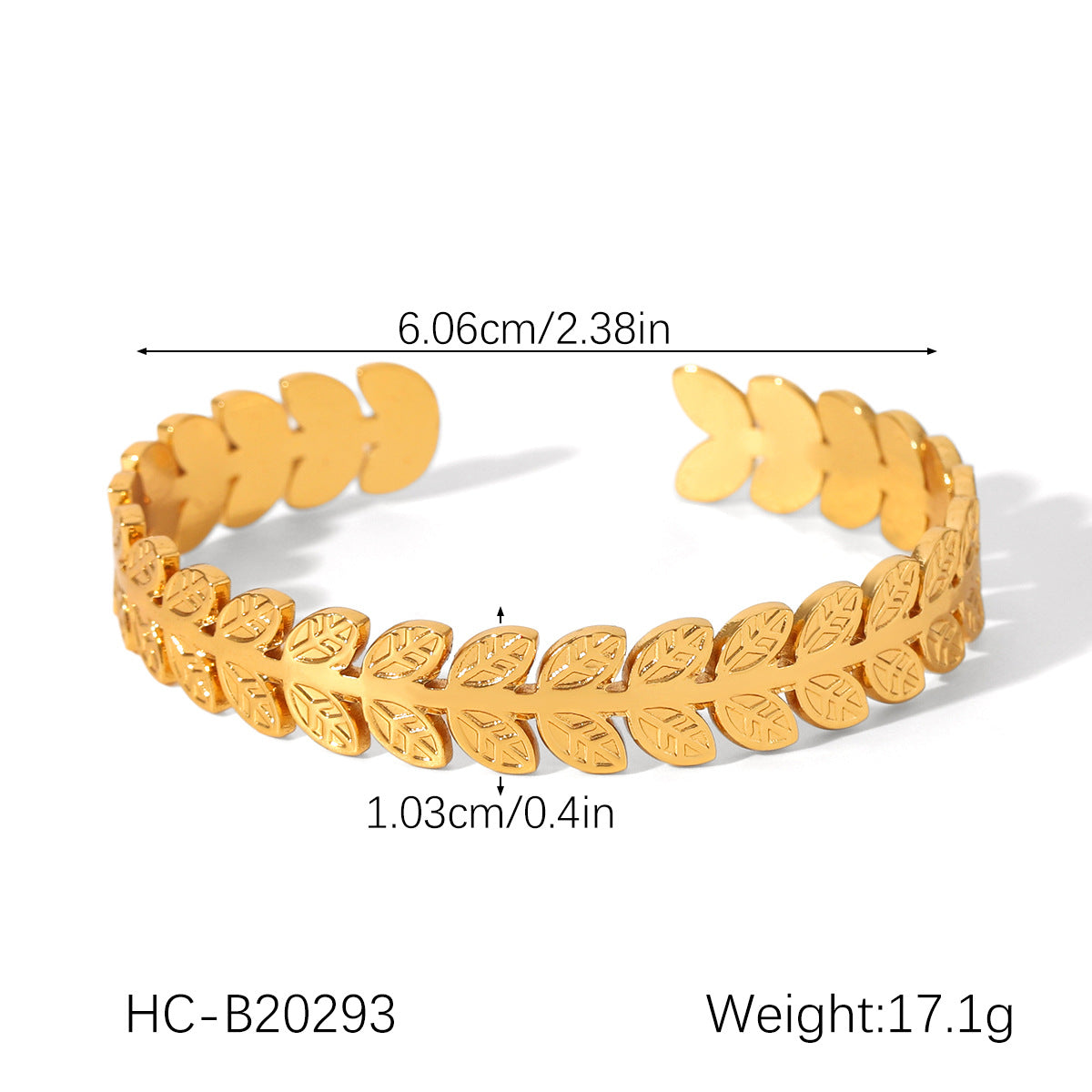 INS18k Gold Jewelry Stainless Steel Open Bracelet, Light Luxury Hand Jewelry, Versatile, Non-fading, Titanium Steel Jewelry