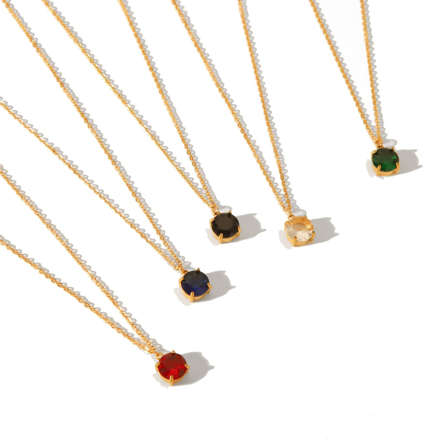 Stainless Steel Necklace, Ins-style, Women's, Versatile, Niche Design, Titanium Steel, Diamond-encrusted, Non-fading, Neck Accessory