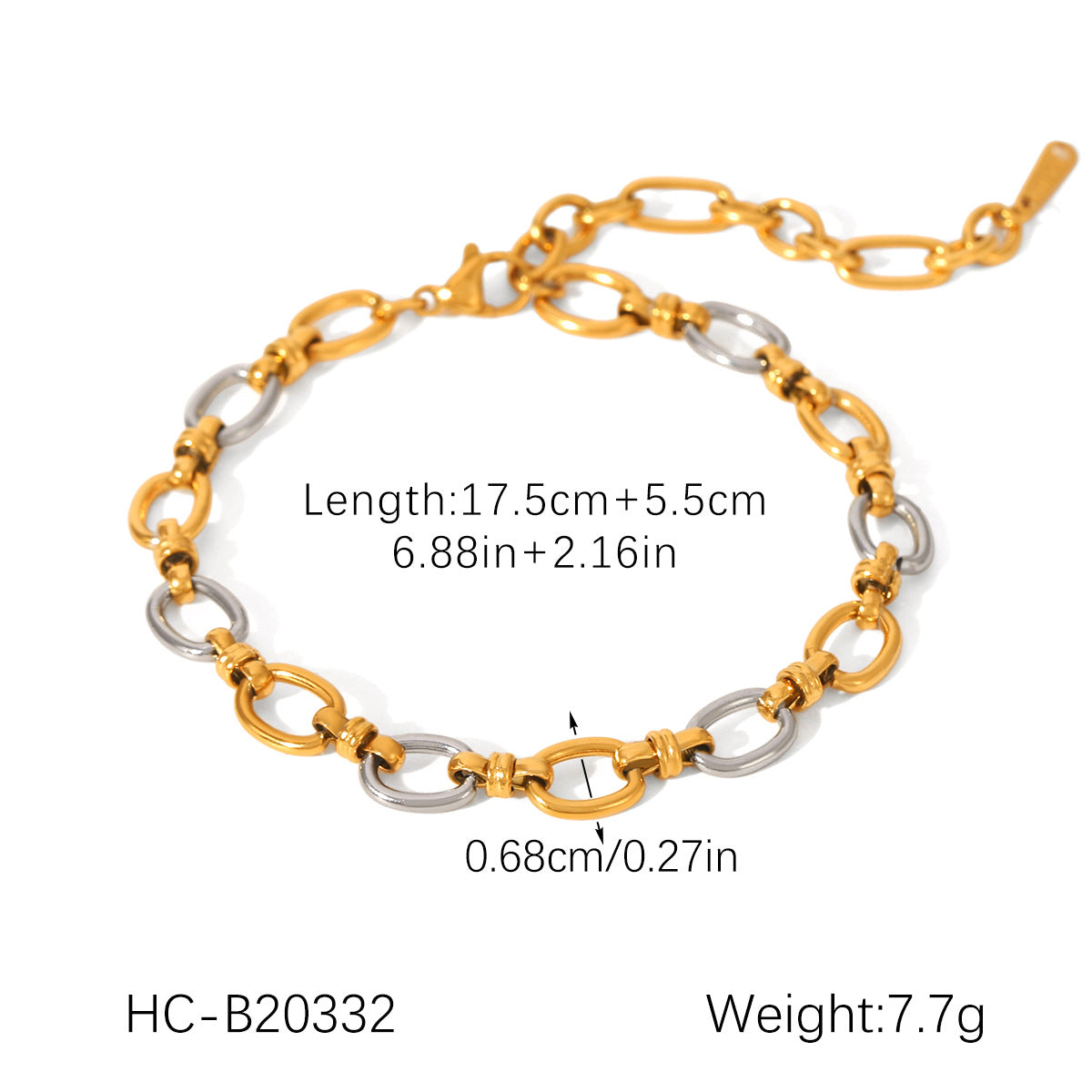 Stainless Steel Handmade Chain Malachite Pendant Bracelet, Versatile Titanium Steel Bracelet for Women, Light Luxury Jewelry