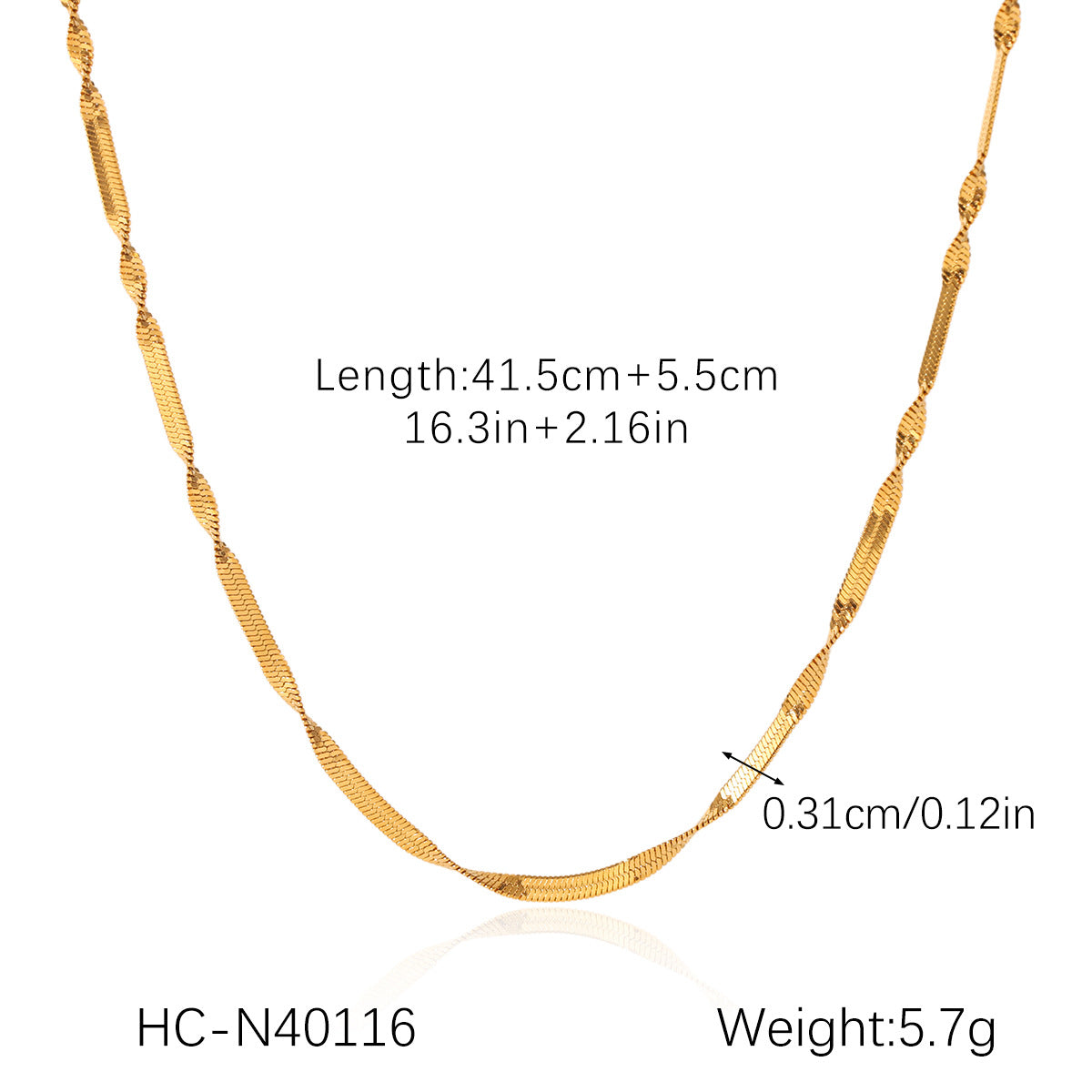 Handmade Stainless Steel Necklace with A Non-fading Five-pointed Star Pendant, Gold Bean-shaped Clavicle Chain, and Titanium Steel Necklace