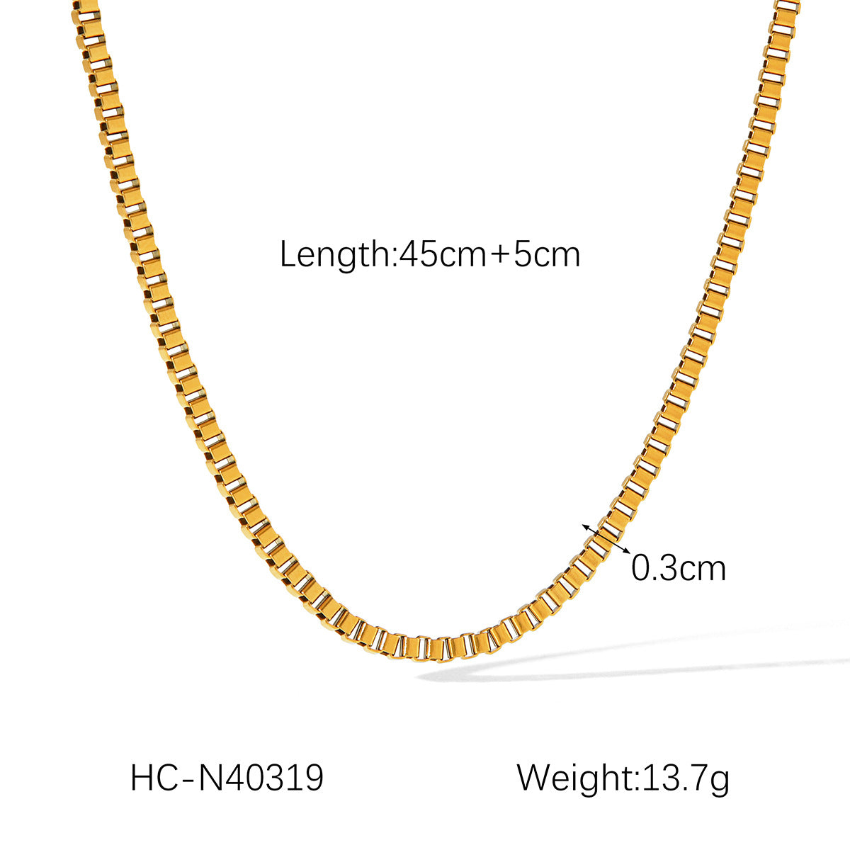 Fashionable light luxury stainless steel beaded necklace pearl necklace female ins style versatile clavicle chain