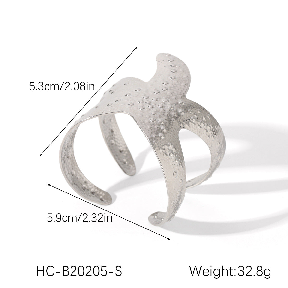 INS-style Stainless Steel Bracelet, 18K Gold-plated Open Bracelet, Non-fading Titanium Steel Bracelet for Women, High-end Hand Jewelry