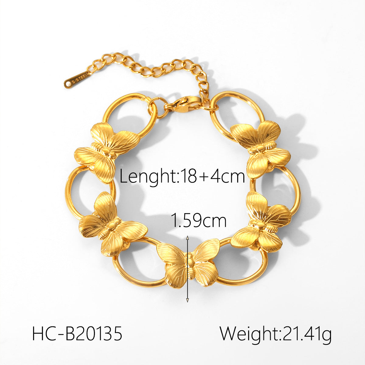 Fashionable Vintage Butterfly Jewelry, Including Vintage Earrings, Rings, Necklaces, Bracelets, Niche Light Luxury Titanium Steel Accessories