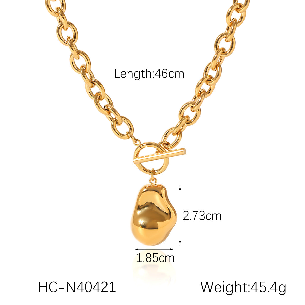 Stainless Steel Baroque Pendant Earrings Necklace Bracelet Jewelry Set Color-matching Stackable Titanium Steel Ring
