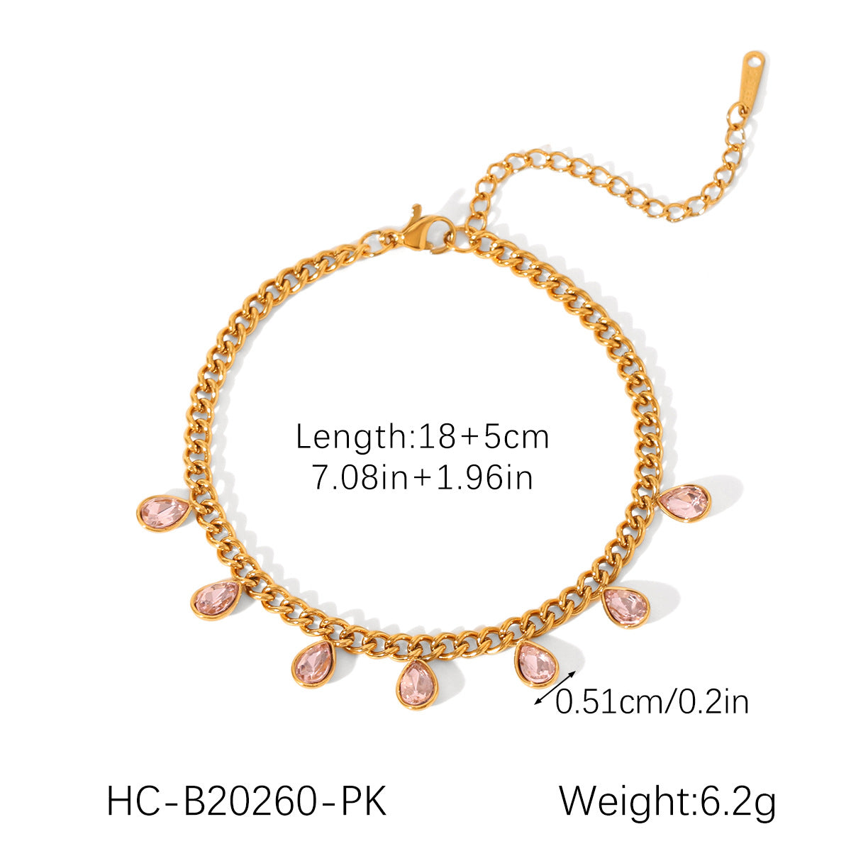 Women Stainless Steel Fringed Bracelet, Round Zircon Bracelet for Women, Light Luxury, High-end Feel, Non-fading, Titanium Steel Jewelry