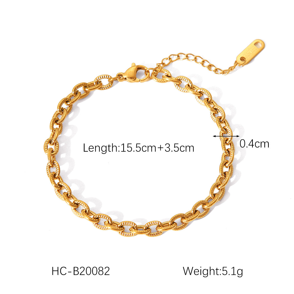 Stainless Steel Bracelet, Fried Dough Twists Chain, Blade Chain, Figaro Chain, Snake Bone Chain, Cross-border Titanium Steel Jewelry