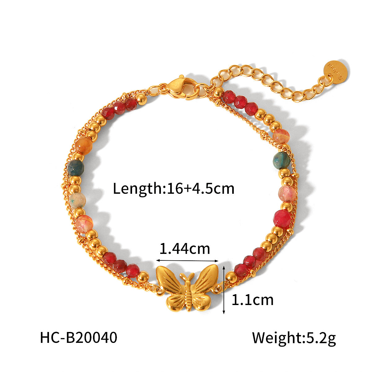 French Court Style 18K Gold-plated Stainless Steel Sun Pendant Necklace for Women, Fashionable and Vintage, Featuring Natural Stone Beads Bracelet