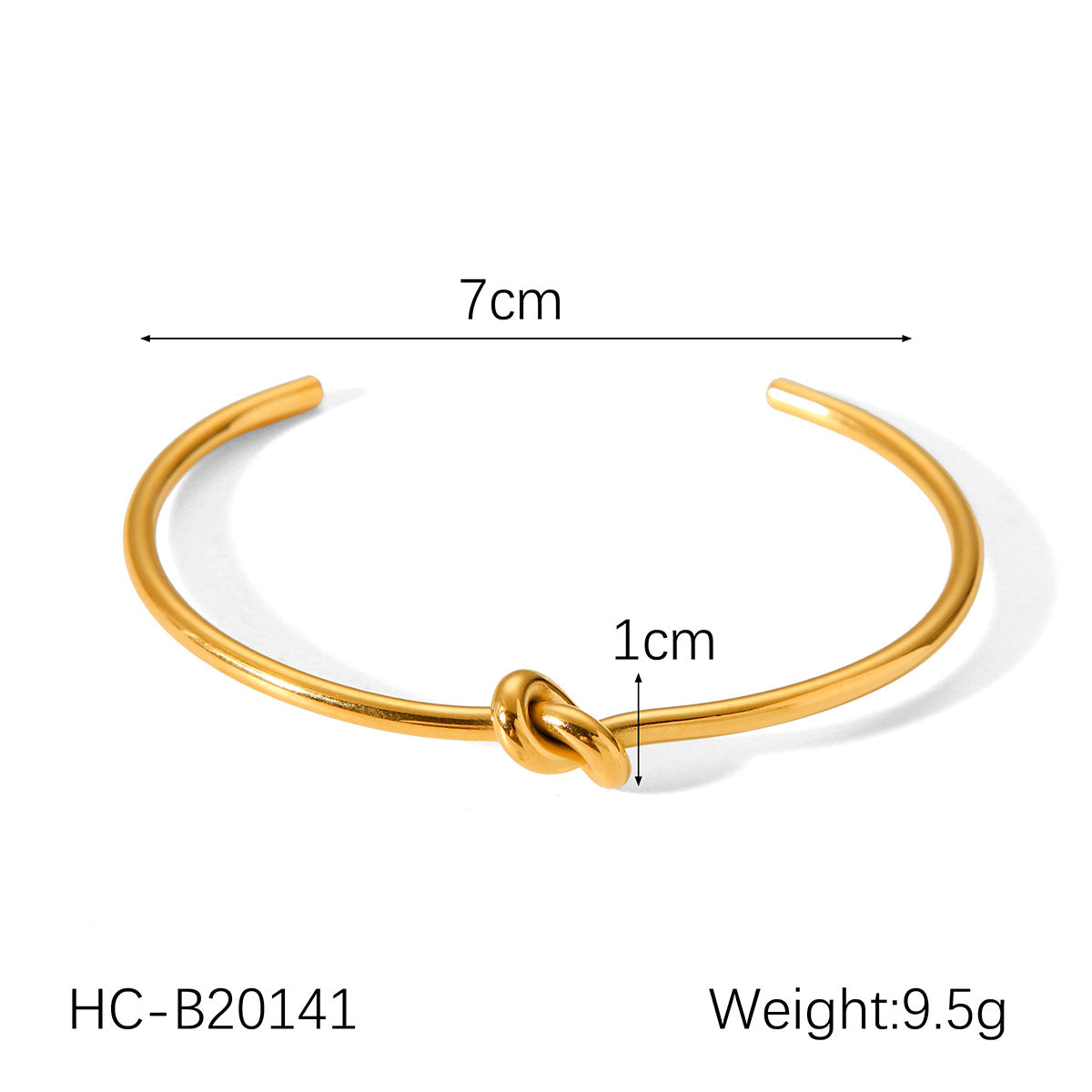 Fashionable, Personalized, and Minimalist Stainless Steel Bracelet for Women, Featuring A Knot Design, Non-fading Titanium Steel, and An Open Bracelet Design, Perfect As A Hand Jewelry