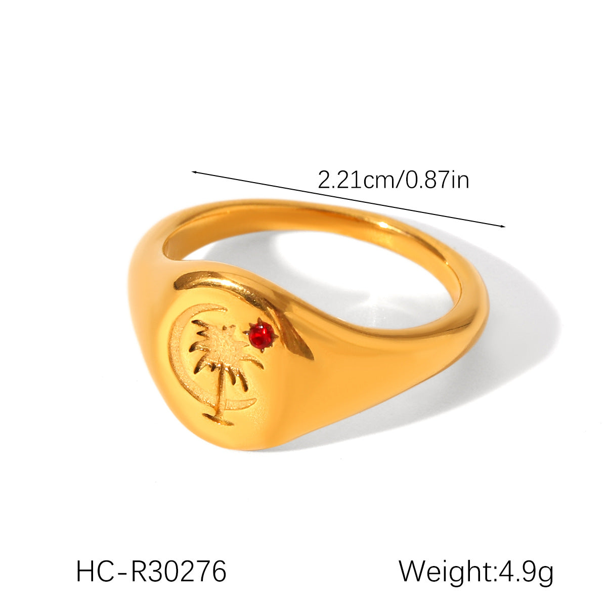 Stainless Steel Diamond-encrusted Ring, Titanium Steel, Non-fading, Eight-pointed Star Design, Women's Temperament, Versatile Jewelry