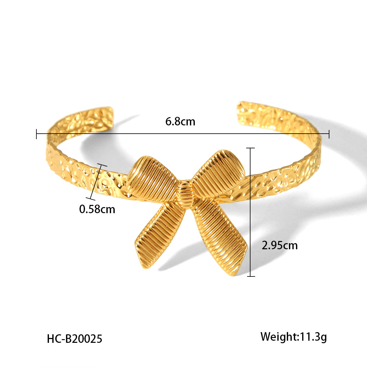 INS-style Stainless Steel Bracelet, 18K Gold-plated Open Bracelet, Non-fading Titanium Steel Bracelet for Women, High-end Hand Jewelry