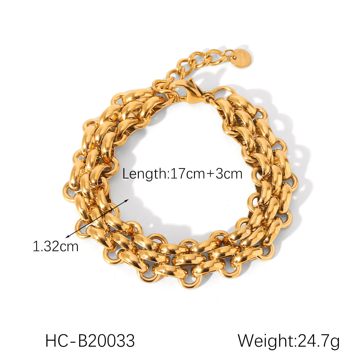 Stainless Steel Bracelet, Fried Dough Twists Chain, Blade Chain, Figaro Chain, Snake Bone Chain, Cross-border Titanium Steel Jewelry