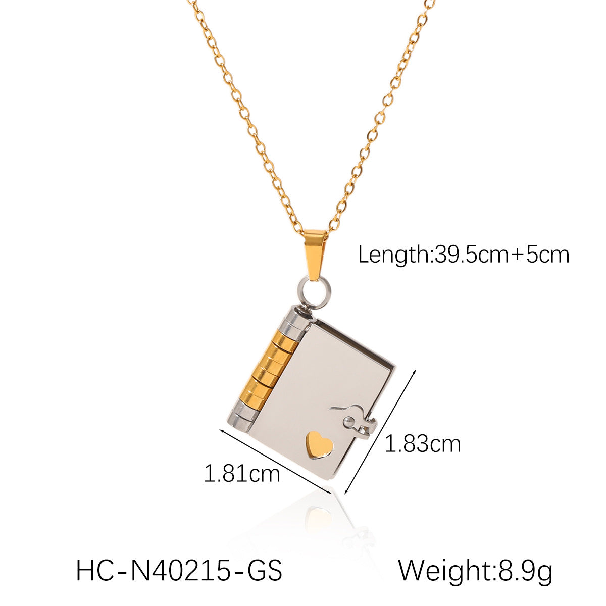 Titanium Steel Necklace with Detachable Pendant Love Letter Necklace Couple's Necklace Stainless Steel Clavicle Chain Lover Necklace