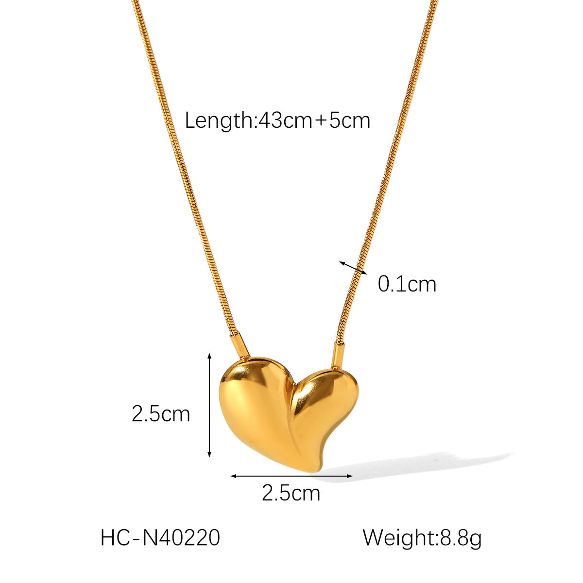 Titanium Steel Necklace with Detachable Pendant Love Letter Necklace Couple's Necklace Stainless Steel Clavicle Chain Lover Necklace