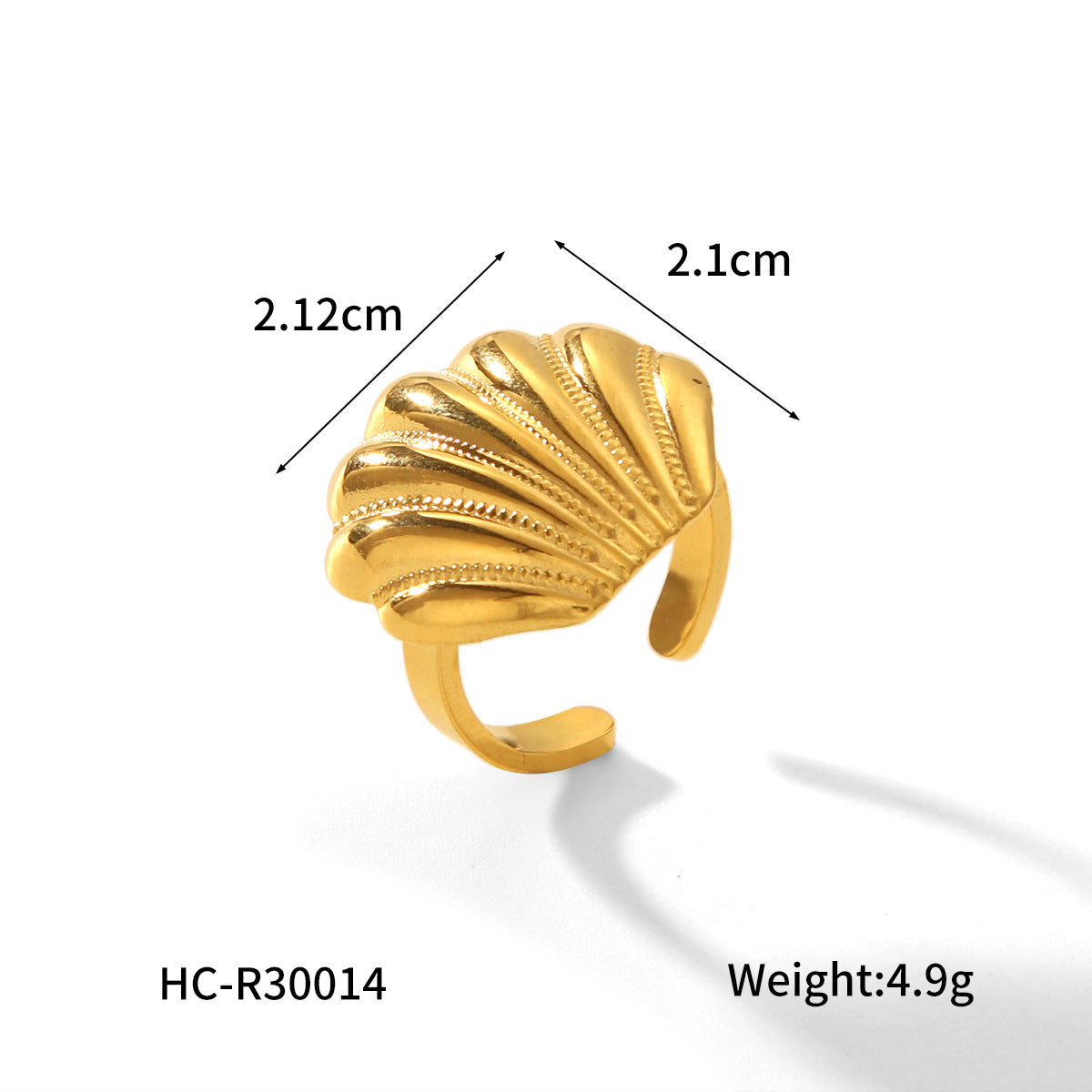 Stainless Steel Shell Pendant Necklace, Color Blocked Starfish Shell Bracelet, Women's Ocean Element Titanium Steel Ring